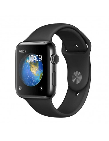 Apple Watch Series 3 Acier Inoxydable 42mm - Noir - Bon état offre 